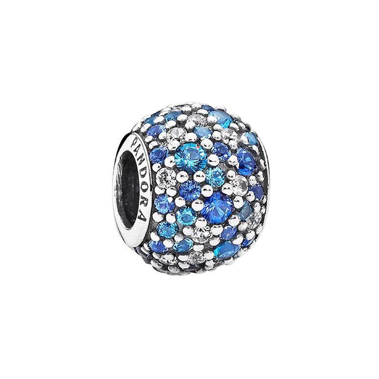 Pandora Fashionable Avant-Garde Personality Jewelry Accessories Unisex Accessories Blue 791261NSBMX Box+Shopping Bag