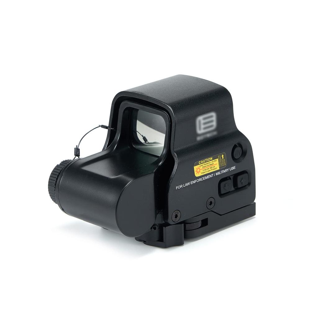 Bright Improved Lens 558 EO EXPS3 Type Replica Dot Sight, Holographic Sight with Realistic Engraving and QD Lever (Black)