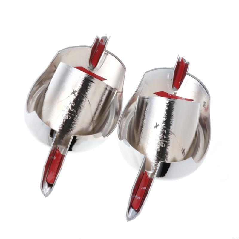 2025 New 1 Pair Chrome Front Fog Lamp Light Cover Trim For Chevy 2009-201