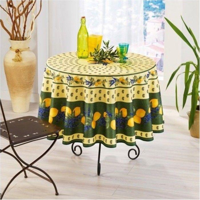 Nappes - PROMO LINGE - Polyester - 180cm - Vert