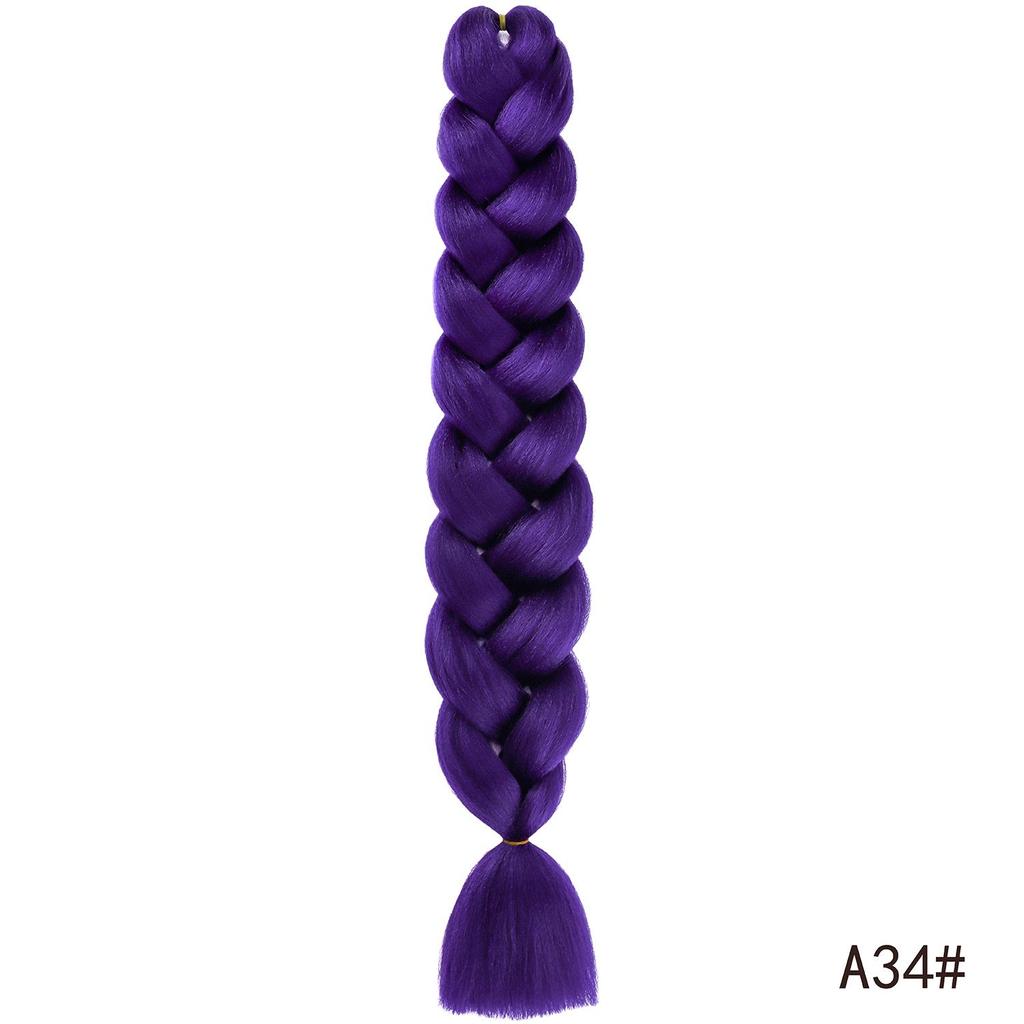 41 Inch 165g Ultra Long Jumbo Braid Hair Synthetic Colorful Braiding Hair Extensions for African Braids Women DIY Hairstyle
