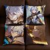 Cushion Cover Rail Soft Honkai Star Case For Sofa Living Room Home Comfortable Office Decor Phainon Protective Pillow Covers