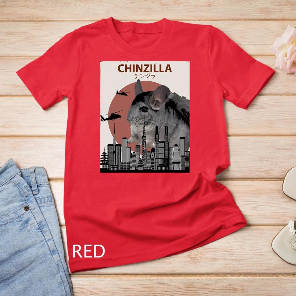 Chinzilla Funny Chinchilla T-Shirt - Chinchilla Lovers Gift Unisex T-shirt 3 S