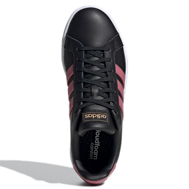 Adidas Neo Grand Court 'Black Pink' Women's Sneakers FW0798