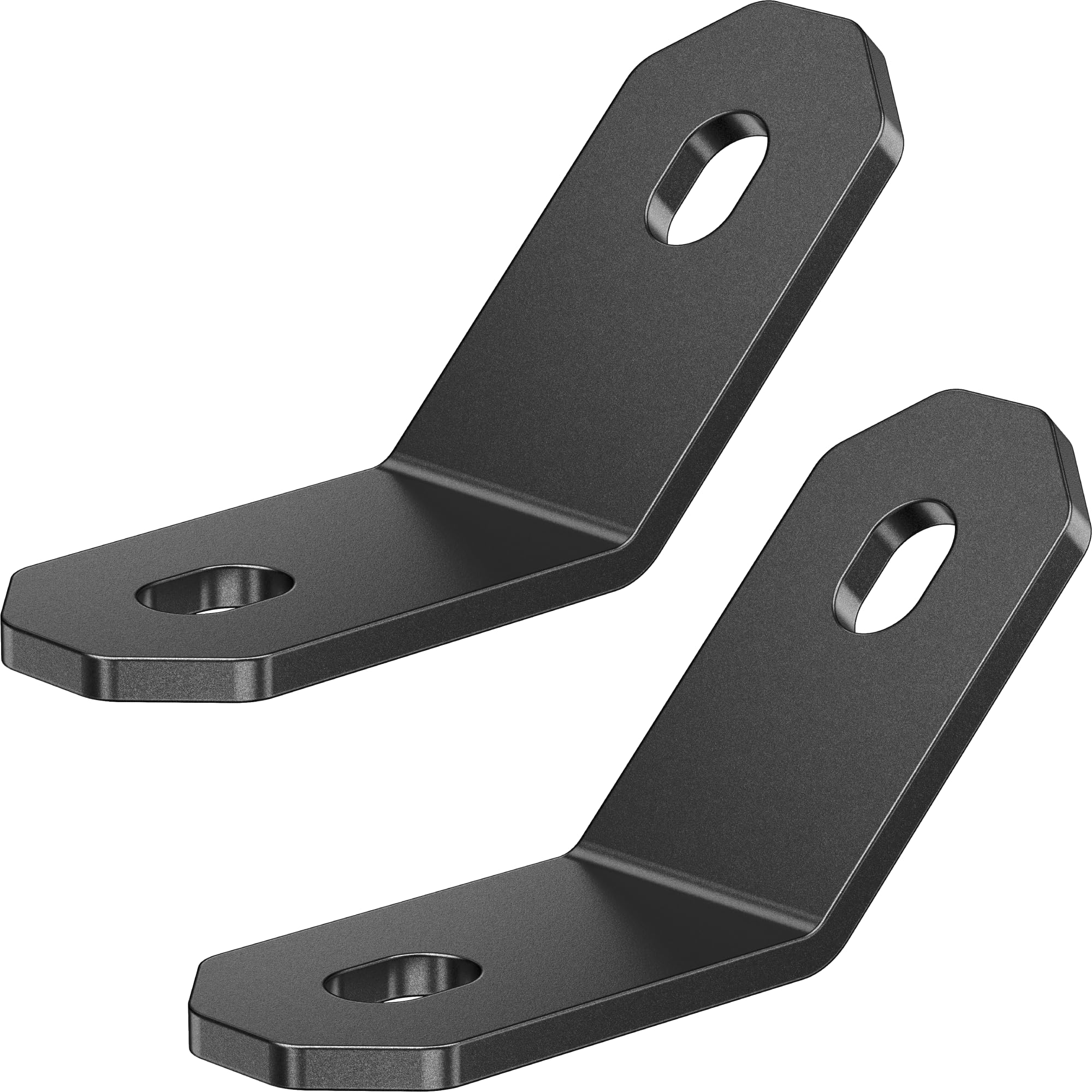 

Kaedear Motorcycle Universal Stainless 2mm Universal Set of Custom Brackets x 2 x 20 x 27 x Brackets, Steel, Thick, Fit, 2, (KDR-YX-L45-2M6) (M6