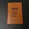 Dad, I Want To Hear Your Story Father's Day Gift Story Leather Notebook