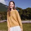 Betu Women's 2025 Autumn Embroidered Knit Sweater