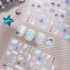 Cyansea Cute Cartoon Girl Nail Art Sun Heart Stickers