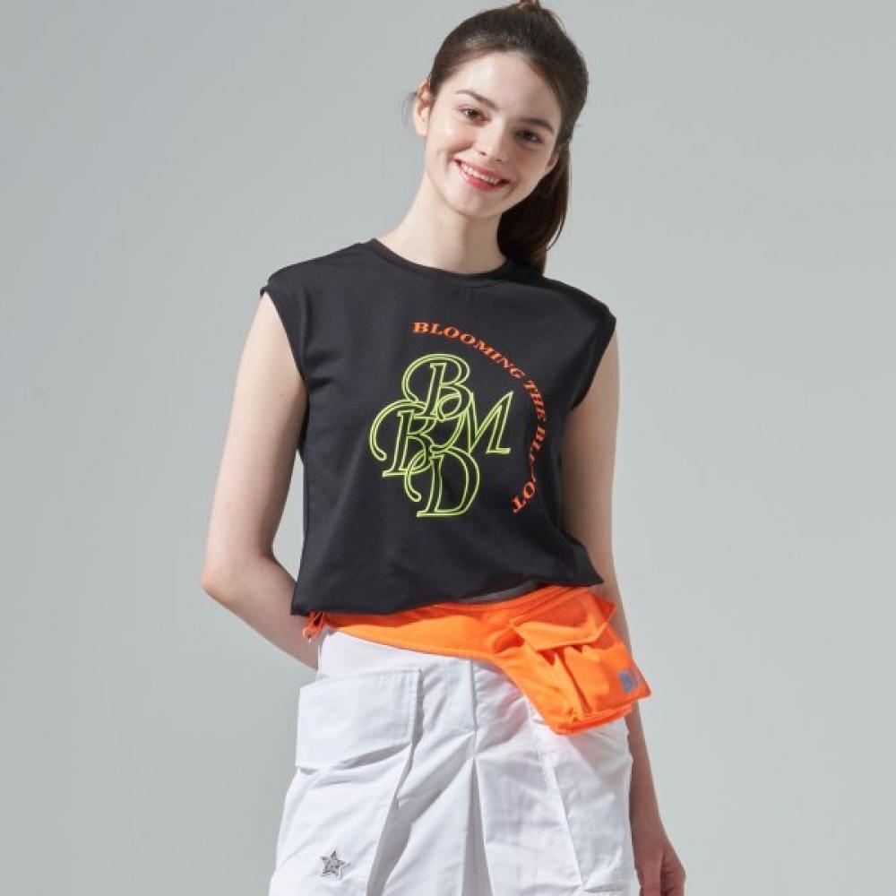 Blu DoT Sleeveless T shirT arTwork prinTing Bk 090