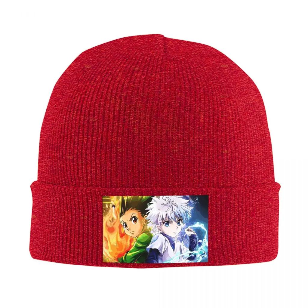Anime Hunter X Hunter Warm Knitted Cap Winter Knit Bonnet Hat Skullies Beanies Hip Hop Caps for Unisex