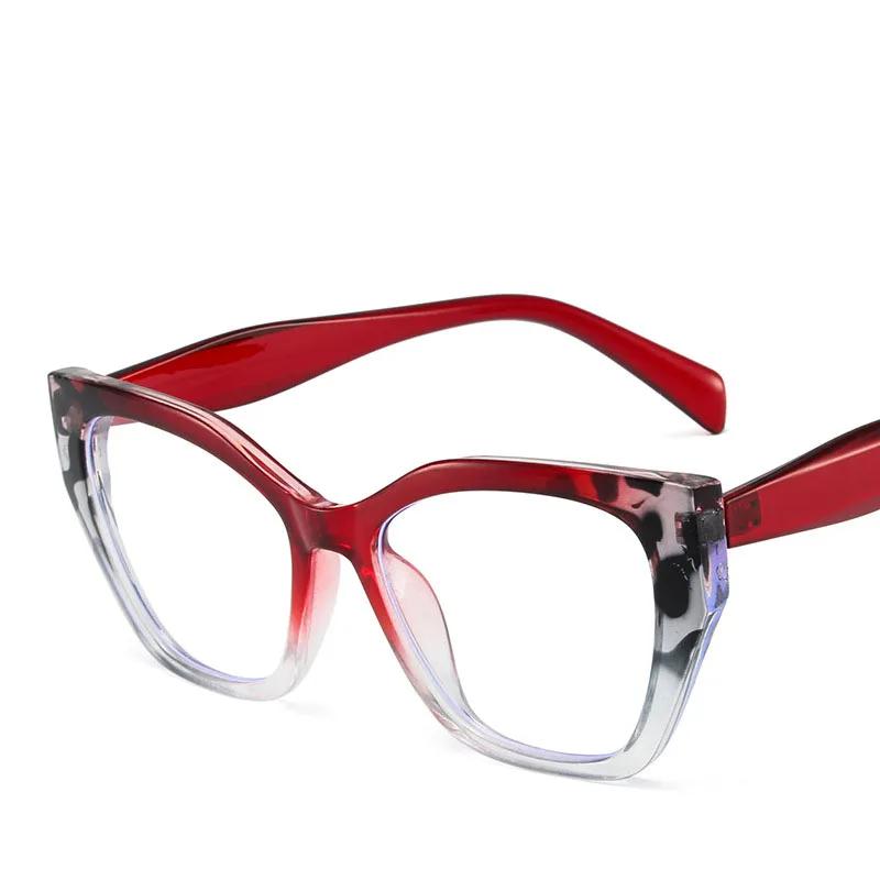 Luxury Brand Designer Anti Blue Light Sexy Cat Eye Butterfly Glasses Women Vintage Myopia Prescription Optical Eyeglasses Frame