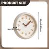 12''wall Clock Decorative Easy Read Modern Cute Compact Timepiece Wall Ornament for Farmhouse