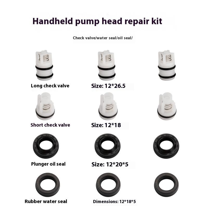 (JJ)1 Set Haushalts-Hochdruckreiniger Pumpenkopf Reparaturset Dichtung Öl Rückschlagventile Reinigungsmaschine Wasserpumpenteile Zubehör