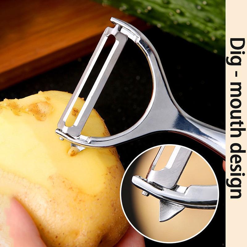 Stainless Steel Fruit Vegetable Tools Vegetable Peeler Potato Peeler Kitchen Accessories, Non-slip Handle SGGJ001