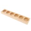 6 Slots 30ml Essential Oil Storage Box Case Bottle Organizer Display Stand, Wooden