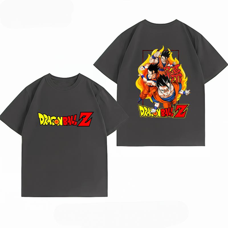 Unisexs Clothing New 100 Cotton Breathable Summer TShirt Dragon Ball Z Gohan Goku Print Unisexs Tops