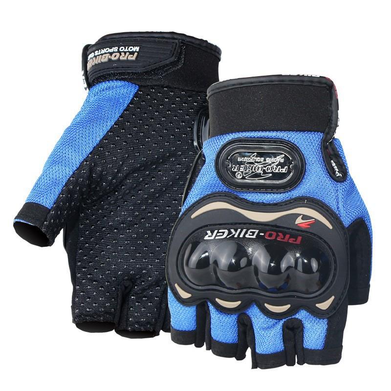 Motorradfahren Offroad Straßenrennen Outdoor-Handschuhe Anti-Drop Sicherheit Reithandschuhe Halbfinger