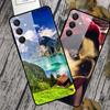 For Samsung Galaxy A25 5G (Global) (161.0 X 76.5 X 8.3mm) Case Pattern Tempered Glass Phone Cover