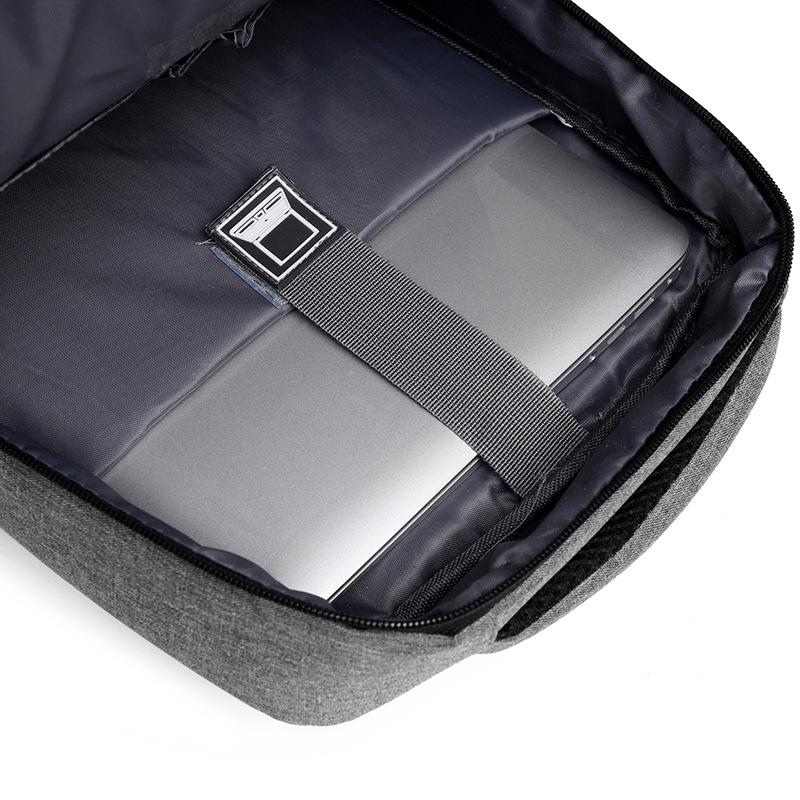 Double shoulder computer bag simple multi-function usb charging backpack business large capacity men's high-end schoolbag middle school student