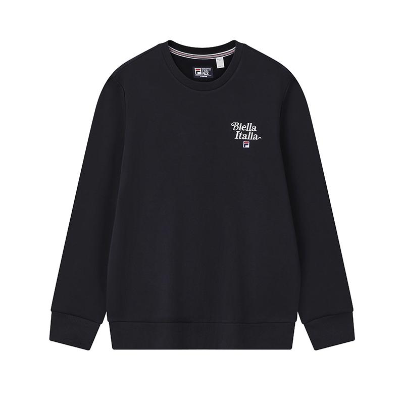

FILA Heritage Fashion Simple Classic Basic Casual Daily Comfortable Versatile Knitted Crew Neck Pullover Sweatshirt Men sweatshirt F11M618202FNV XL