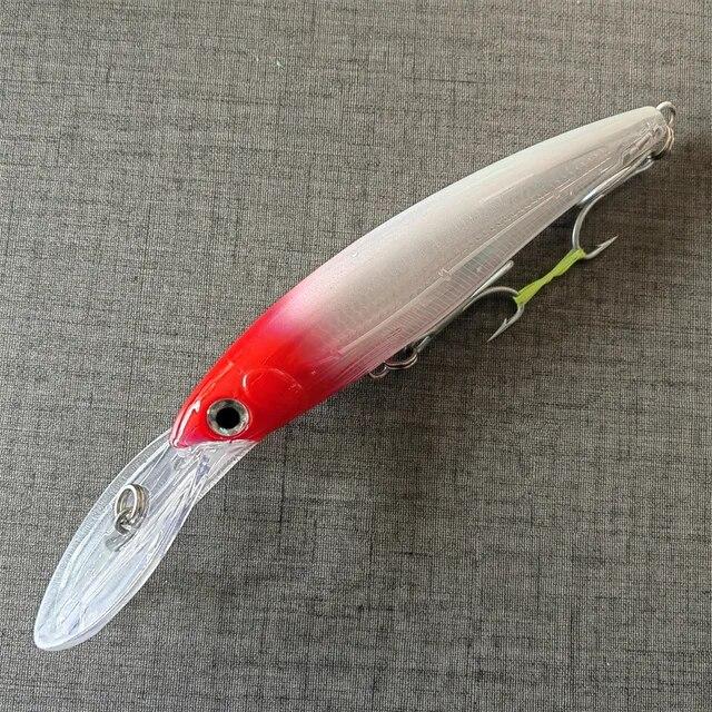 Trolling Minnow Fishing Lures 12 14 16 18cm 32g 49g 73g 92g Floating Sinking Wobblers Hard Bait for Pike Saltwater Fishing Lure