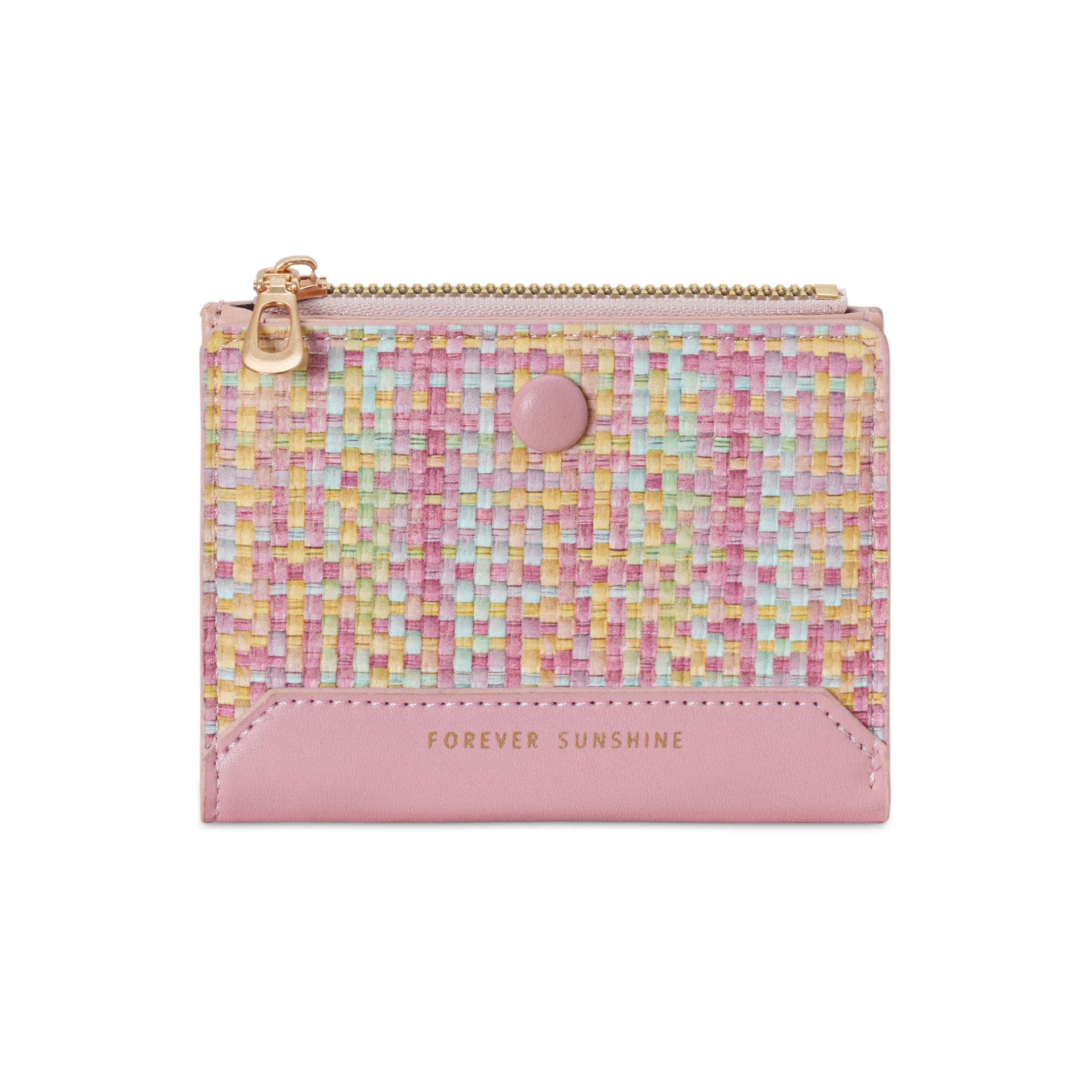 Cost-Effective 20 Off Woven Short Card Bag And Women S Change Bag Wallet розовый 1300₽