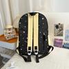 Cartoon Embroidered Student Schoolbag Girls Large Capacity Backpack