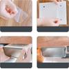 1pcs Underdesk Drawer Style Storage Box Hidden Non Perforated Drawer Box Office Desk Bottom Adhesive Transparent Storage Box