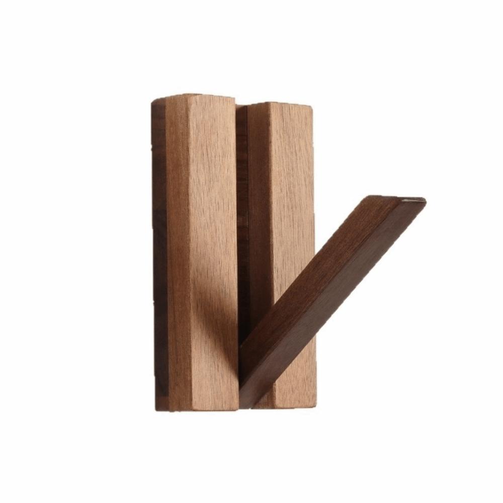 

Foldable Piano Key Shaped Hooks Handmade Entry Wall Hooks Wall Mounted Coat Racks Office Wooden Hook