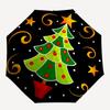1pc Christmas Tree Decorations Automatic Open/Close Umbrella - Compact Travel Umbrella, Durable Construction, Fashionconscious yy251208117