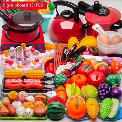 Non-Toxic Kitchen Toys Set Kitchen Utensils Children'S Simulation Education Pretend Play For Kids Children Cooking Baby Cutting Fruit Cooking