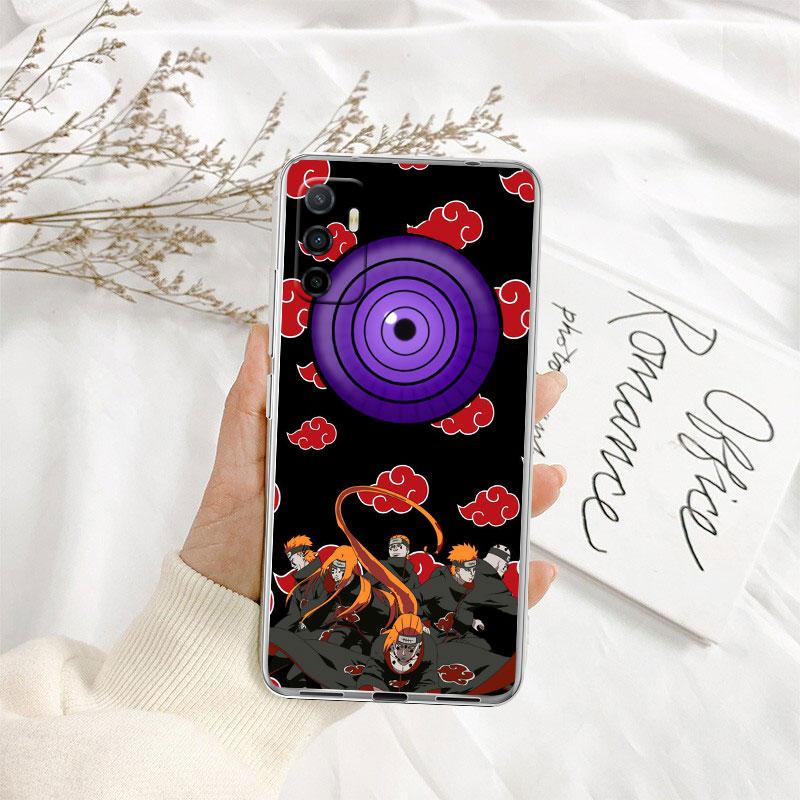 

TR37 Naruto Akatsuki Transparent Phone Case for Samsung Galaxy A04 A04S A14 A23 A34 A54 M23 M33 M52 M53 Galaxy M53
