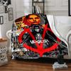 1pc V for Vendetta Flannel Throw Blanket - HD Printed Lightweight Soft Warm All-Season Blanket for Sofa, Bed, Travel, Camping 096