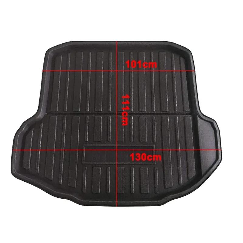 For VW Jetta For Volkswagen Tray Rear Trunk Cover Matt Car Cargo Liner Boot Mat Floor Carpet Kick Pad Mat