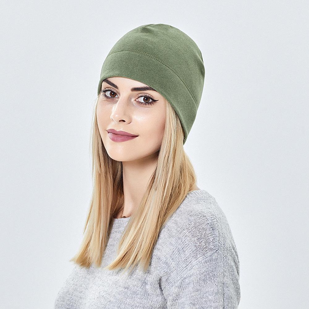 European and American Styel Men's and Women's Autumn and Winter Warm Beanie Solid Unisex Outdoor Running Cycling Hat