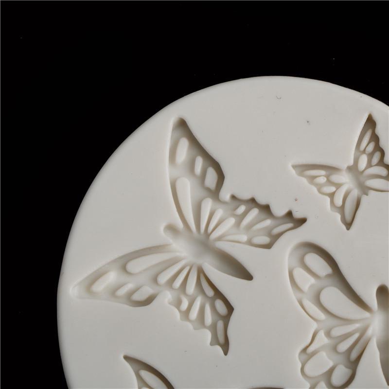 Sugarcraft Butterfly Silikonform Fondantform Kakedekor Verktøy Sjokoladeform