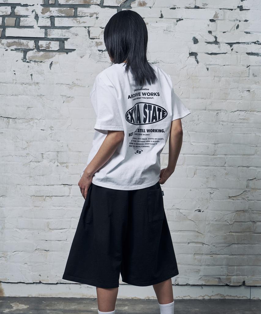 Peideu [Set] Pd State Fake Short Sleeve T-Shirt 2-Piece Package