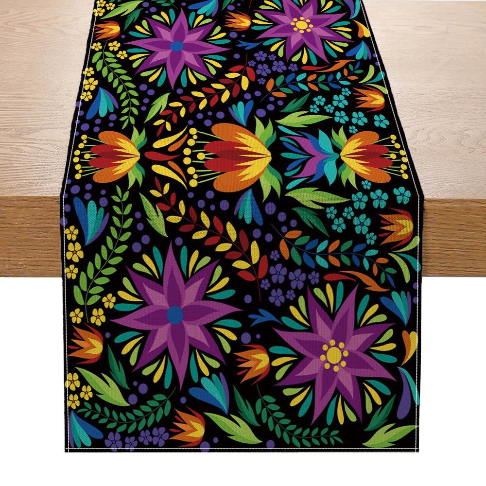 

Настольный флаг Украшение стола Маленькая скатерть Льняная маленькая скатерть 33*180cm ZQ23-7