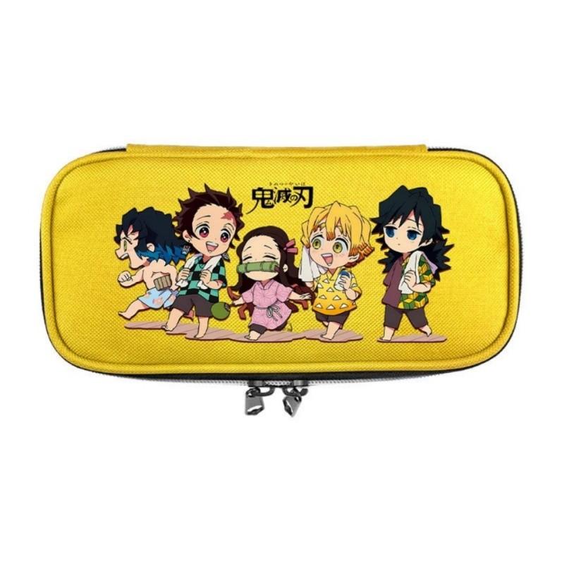 Demon Slayer Print School Handheld Pencil Case Stationery Box