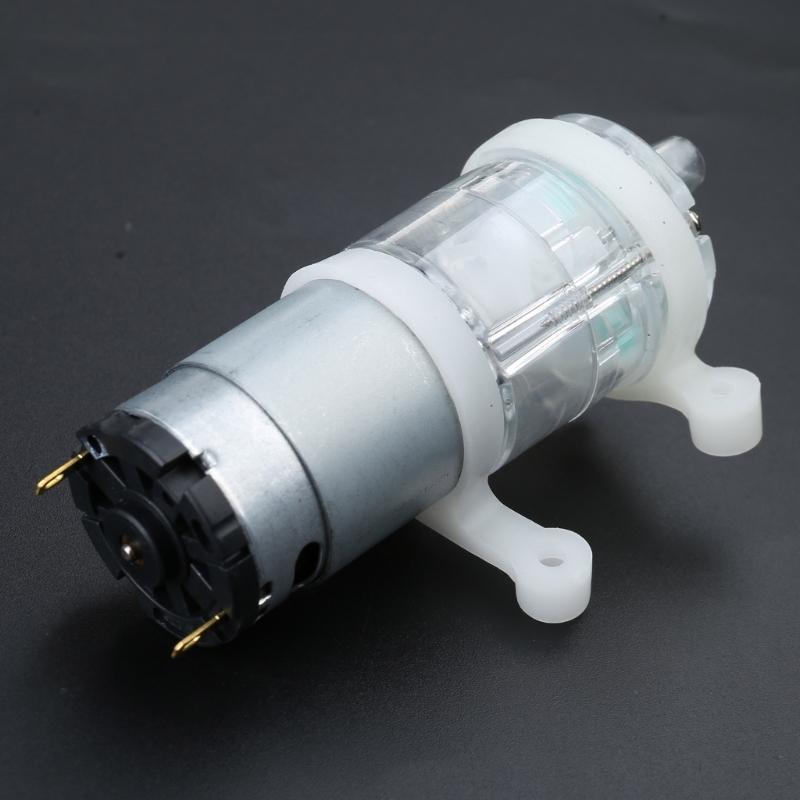 DC12V Self-priming Diaphragm Mini Pump Shock Absorption Silent Water Pump for Water Dispenser, Shower, Beauty Equipment