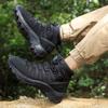 Men Boots  New Platform Boots Outdoor Waterproof Casual Sneakers Working Men Ankle Boots Hiking Safety Shoes Mens Athletic