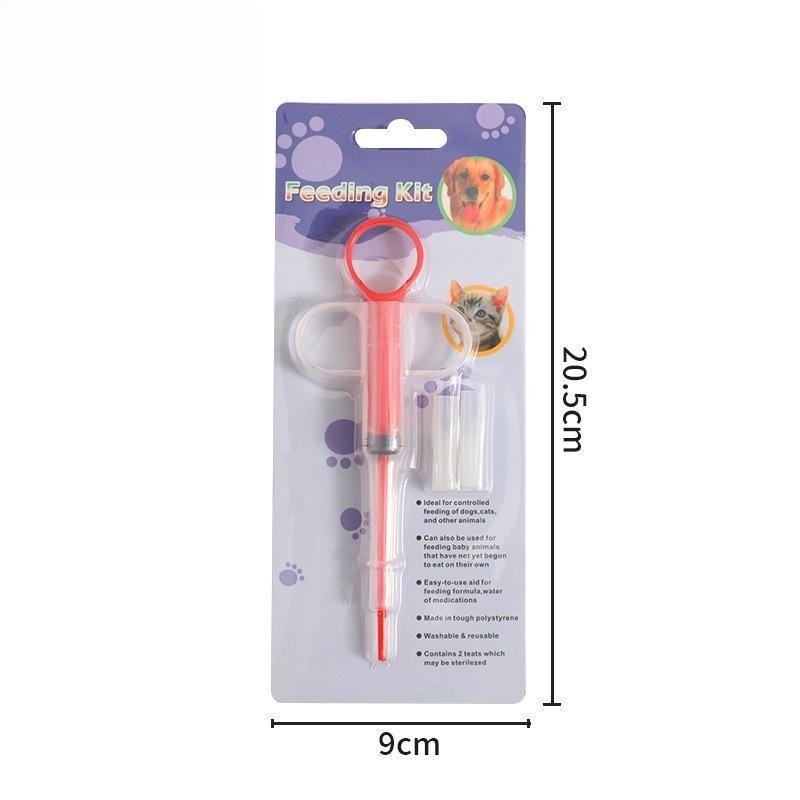 

Кормушка для домашних животных Безопасная и нетоксичная практичная медицинская палочка для кормления кошек и собак Товары для домашних животных Игла для дегельминтизации Шприц синий