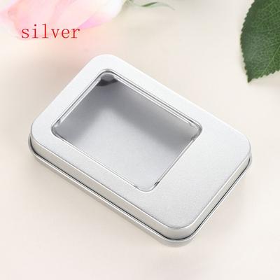 Crafts Candy Earrings Coin Metal Tin Can Box Jewelry Dampproof Containers Storage Boxes