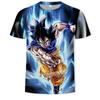 Dragon Ball Series 3D Digital Printed Men's Fashion Trend Round Neck Short Sleeved T-shirt