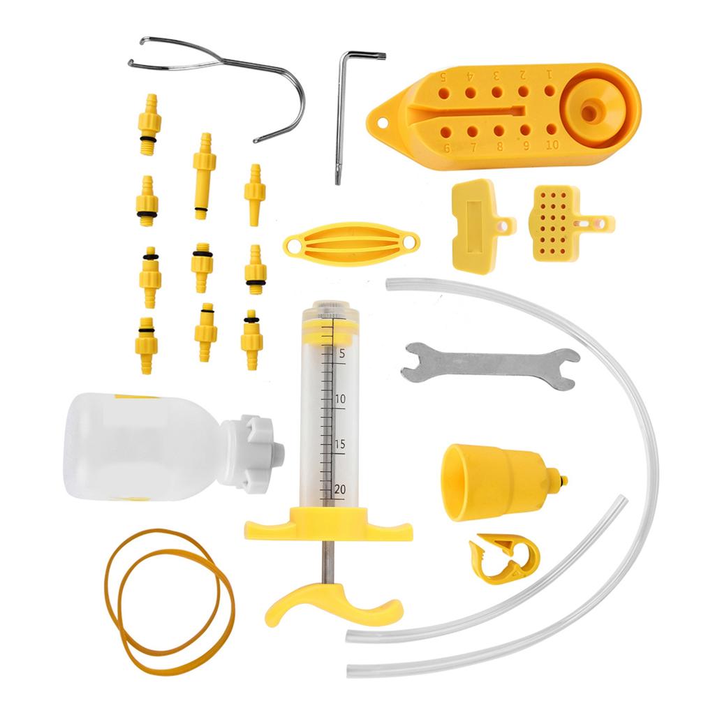 Hydraulic Bicycle Bike Disc Brake Mineral Oil Bleed Repair Tool Kit