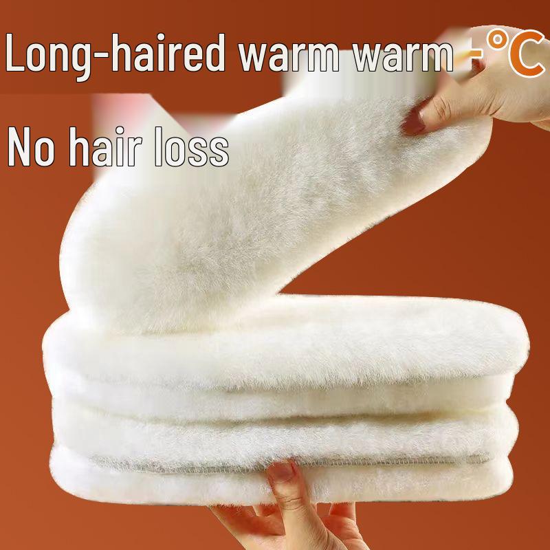 

Плюшевые бархатные зимние стельки: Плотный, дышащий и теплый для мужчин и женщин 45