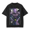 Dragon Ball Saiyan Gym T Shirts Hip Hop Washed Harajuku TShirts Anime Dbz Vintage for Men Women Streetwear Summer Tee Shirt