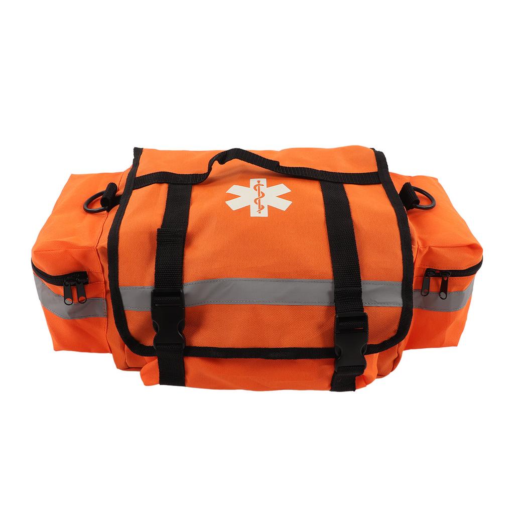 Trauma Bag Orange Portable Large Capacity Oxford Cloth Outdoor First Aid Trauma Emergency Bag Home Medical Bag