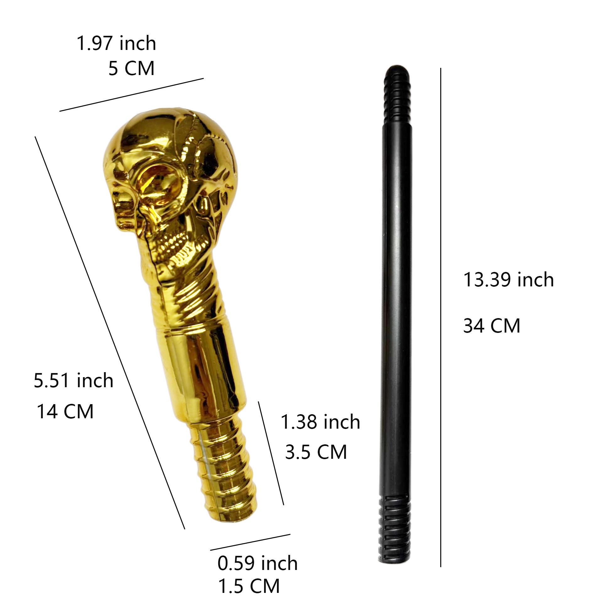 

Eco-friendly Plastic Skull Scepter: Pirate & Magician Party Cane Toy MX Skull Scepter