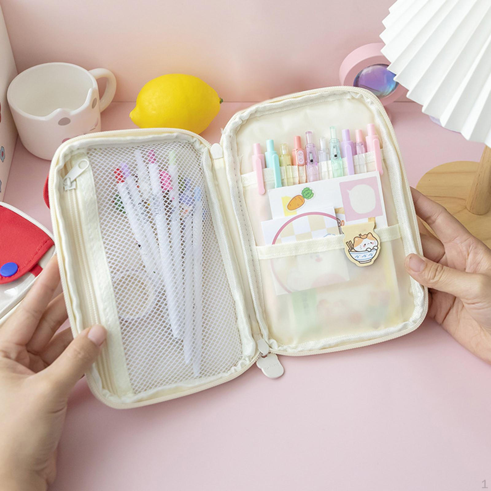 Пенал-органайзер большой емкости, многофункциональный, для маркеров, портативная косметичка Large